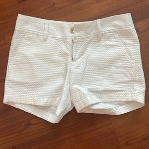 Lilly Pulitzer the Callahan shorts white